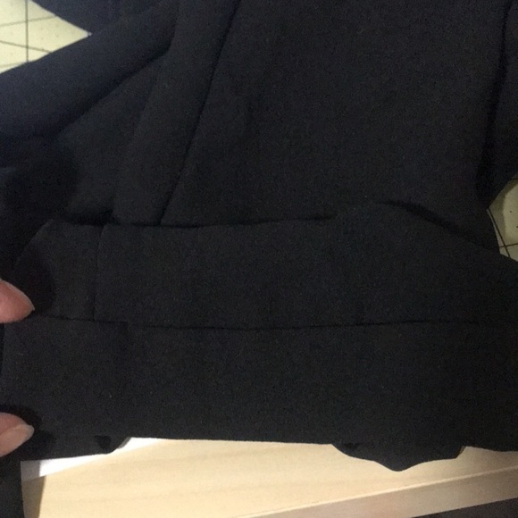 Ann Taylor black sleeveless drawstring waist jumpsuit - Picture 11 of 12